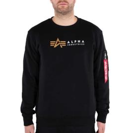 Alpha Industries Suéter Label L Black