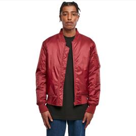 Build Your Brand Casaco Bomber 3XL Burgundy