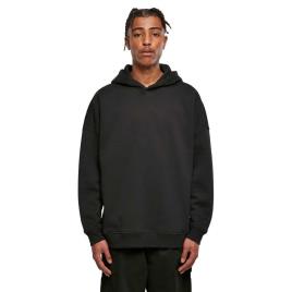 Build Your Brand Moletom Com Capuz Oversized Cut On 2XL Black