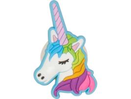 Acessório para Crocs Unisexo JIBBITZ Unicórnio Multicor para Natação (Tamanho Único)
