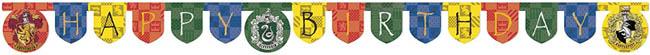 Grinalda Happy Birthday Harry Potter Hogwarts Houses