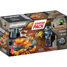Playmobil Luta Contra Escorpião De Fogo Dino Rise Starter Pack One Size Multicolor