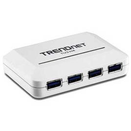 Trendnet 4 Port Usb Hub With Power Adapter 15w One Size White