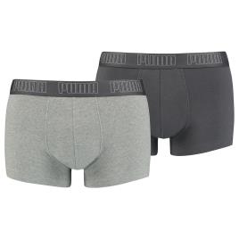 Puma Boxer Basic 2 Unidades M Dark Grey Melange / Black