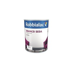 Tinta de interior acetinada BRANCO SEDA 1L ROBBIALAC