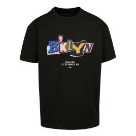 Mister Tee Camiseta Manga Curta Decote Redondo Brklyn Oversize M black