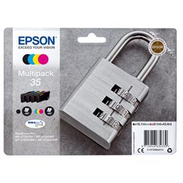 Tinteiro EPSON 35 Multipack 4 Cores + Alarme RF - WF-47xx
