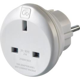 Adaptador Tomada  UK | EU - Branco