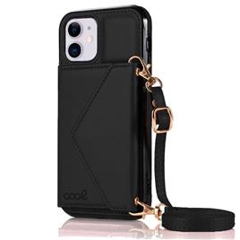 Carcasa  para iPhone 11 Colgante Wallet Negro