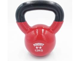 Kettlebell  POWERFIT Vinyl Dipping  Vermelho (12 Kg)