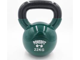 Kettlebell  POWERFIT Vinyl Dipping  Preto (22 Kg)