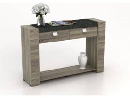 Consola VENTE-UNIQUE.PT Meteorite (Natural - MDF - 80x120x31 cm)