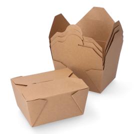 CAIXA CARTÃO BIODEGRADÁVEL PARA COMIDA 11,3x9x6,3cm (4UN)