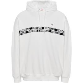 Tommy Jeans Capuz Tape Program XL White
