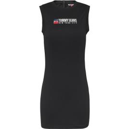 Tommy Jeans Vestido Athletic L Black