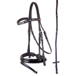Premiere Grenoble E Linen Rédeas Bridle Pony Black