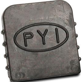 Pyi Inc Grampo De Minhoca Protector 25 Unidades 1/2´´ Black