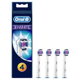 Cabeças de Substituição para Escova de Dentes Elétrica Pro White da Oral-B (x 4)