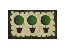 Tapete para Entrada Vasos de Plantas