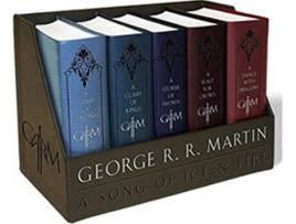 Livro Grrm Leather-Cloth Boxed Set de George R R Martin (Inglês)