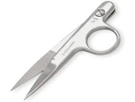 Tesoura 3 CLAVELES Tejedora (12 cm - Aço-Carbono - Cinzento)