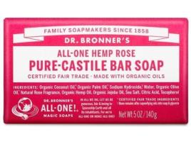 Champô Líquido DR. BRONNER'S Pure Castile Rosa  (140 gr)