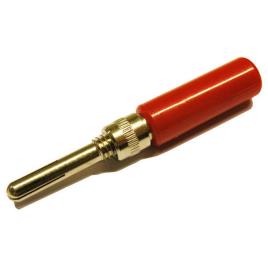 Euroconnex Conector De Banana 1475 M One Size Red