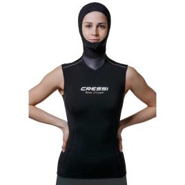 Cressi Colete Mulher Logo 5 Mm L Black