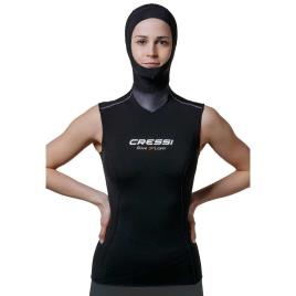 Cressi Colete Mulher Logo 5 Mm M Black