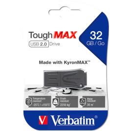 Verbatim Pen Drive Toughmax Usb 2.0 32gb One Size Black