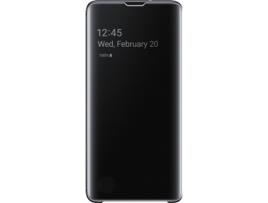 Capa SAMSUNG Galaxy S10 Clear View Preto