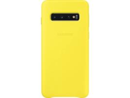 Capa SAMSUNG Galaxy S10 Leather Cover Amarelo