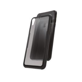 Muvit Tempered Glass Skin Case Iphone Xr One Size Clear / Black