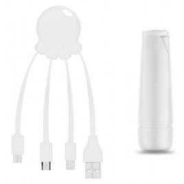 Power Pack  Multiconector + Powerbank Branco