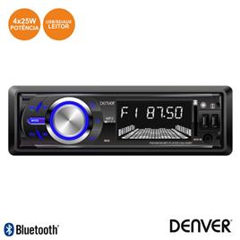 Auto-Rádio Mp3 Wma 25wx4 C/ Fm/Pll/Mmc/Sd/Usb Bluetooth