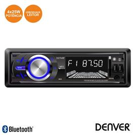 AUTO-RÁDIO MP3 WMA 25WX4 C/ FM/PLL/MMC/SD/USB BLUETOOTH