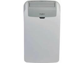 Ar Condicionado Portátil WHIRLPOOL PACW212HP (24 m² - 12000 BTU - Branco)