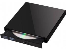 Drive Ótica EXTERNA GEMBIRD USB DVD Preta