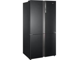 Frigorífico Americano HAIER HTF610DSN7 (No Frost - 190 cm - 610 L - Preto)