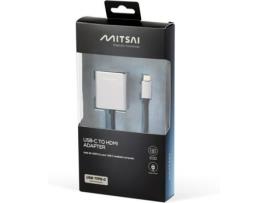 Adaptador  (USB-C - HDMI - Cinzento)