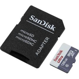 MEMORIA 128GB MICRO SDXC SANDISK ULTRA CLASE 10 - SDSQUNS-128G-GN6TA