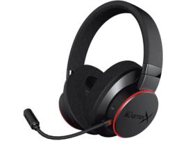 Auscultadores Gaming CREATIVE Sound BlasterX H6 (Com fio - Com Microfone - RGB - Preto)