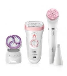 Braun SILK-ÉPIL 9 975 Beauty SET Branco, Rosa 40 Pinças