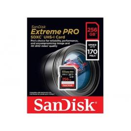 Sandisk cartao Extreme Pro SDXC 256GB 170MB seg V30 UHS-I