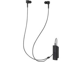 Auriculares Bluetooth AUDIOTECHNICA ATH-ANC100 (In Ear - Microfone - Noise Cancelling - Preto)