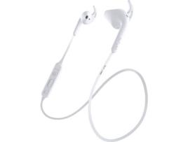 Auriculares Bluetooth  Basic Sport (In Ear - Microfone - Branco)