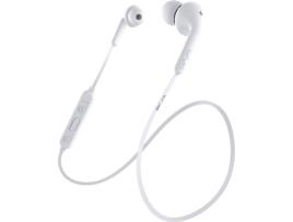 Auriculares Bluetooth  Basic Music (In Ear - Microne - Branco)