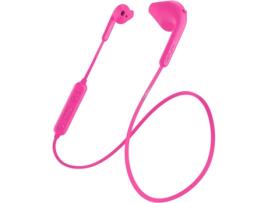 Auriculares Bluetooth  Basic Hybrid (In Ear - Microfone - Rosa)