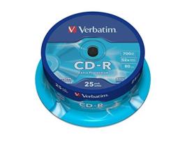 VERBATIM CD-R 700MB 52X EXTRA PROTECCTION  SPINDLE 25