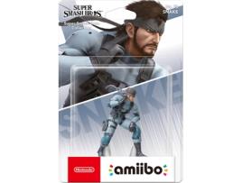 Figura Amiibo Solid Snake (Coleção Super Smash Bros)